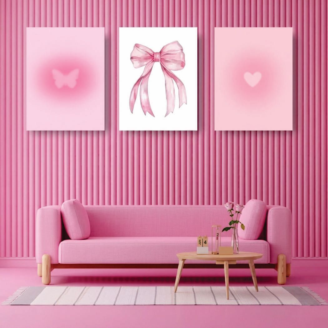 Set of 3 Premium Wall Art Photo Tiles – Modern Home Decor Sets 8x11